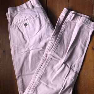 32x32 pink slim stretch Gap Khakis